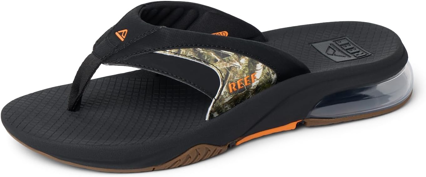 REEF Men's Sandals, Fanning + Tree Camo