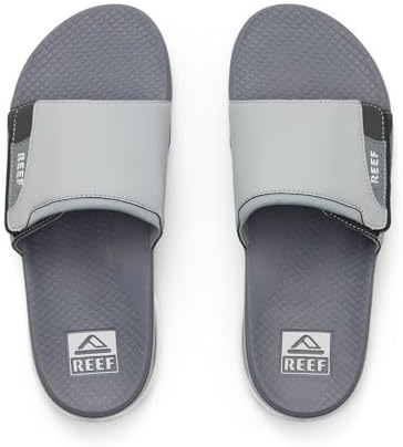REEF Men's Sandals, Fanning + Slide Grey