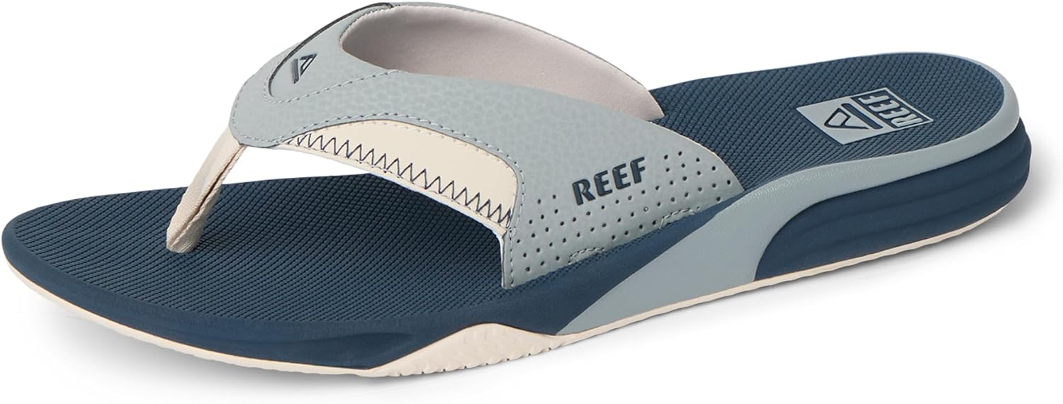 REEF Men's Cushion Fanning GreyNavy