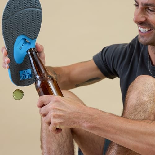 REEF Men's Cushion Fanning GreyNavy