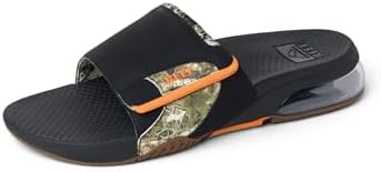 REEF Men's Sandals, Fanning + Slide Tree Camo