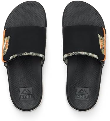 REEF Men's Sandals, Fanning + Slide Tree Camo