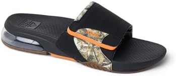 REEF Men's Sandals, Fanning + Slide Tree Camo