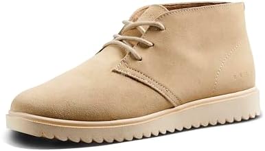REEF Mens Leucadian Shoe, Premium Suede, Memory Foam Footbed, Lightweight Tan