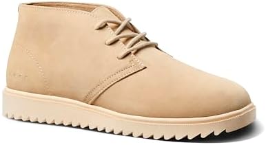 REEF Mens Leucadian Shoe, Premium Suede, Memory Foam Footbed, Lightweight Tan