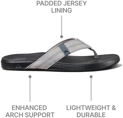 REEF Men's Sandals, Cushion Phantom Shaded Grey