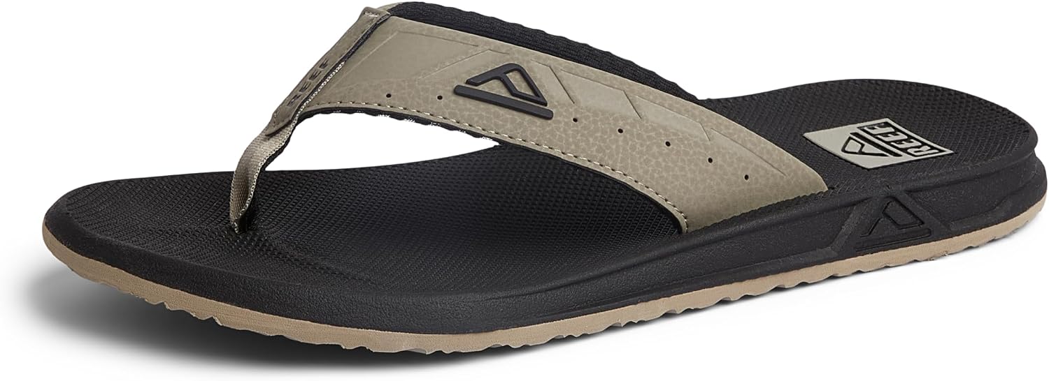 REEF Men's Phantoms Flip-Flop BlackTan
