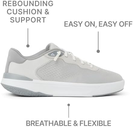 REEF Mens Shoes, Shoreline Del Mar Light Grey