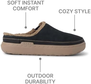 REEF Men's Shoes, Rambler Mule Black