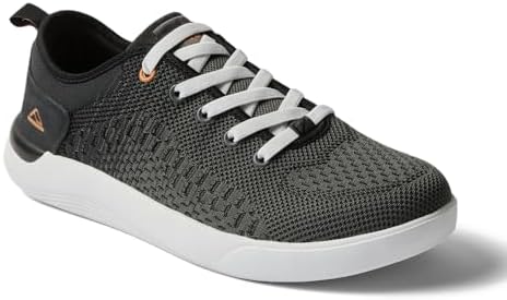 REEF Swellsole Neso Mens Shoe, Lightweight & Breathable, Memory Foam Footbed BlackWhite