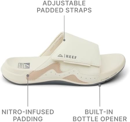 REEF Men's Cruiser Slide Sandal Off WhiteTan