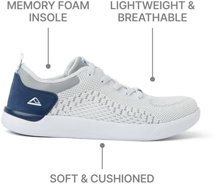 REEF Swellsole Neso Mens Shoe, Lightweight & Breathable, Memory Foam Footbed WhiteNavy