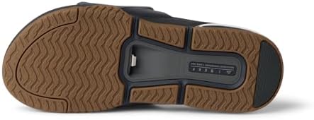 REEF Men's Sandals, Fanning + Slide Black-grey