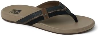 REEF Men’s Sandals, Cushion Phantom 2.0 Tan-black-tan