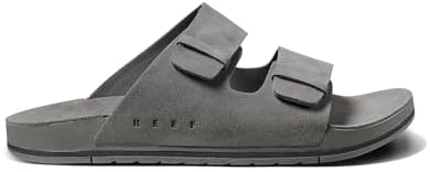 REEF Men's Ojai Two Bar Slide Sandal Grey