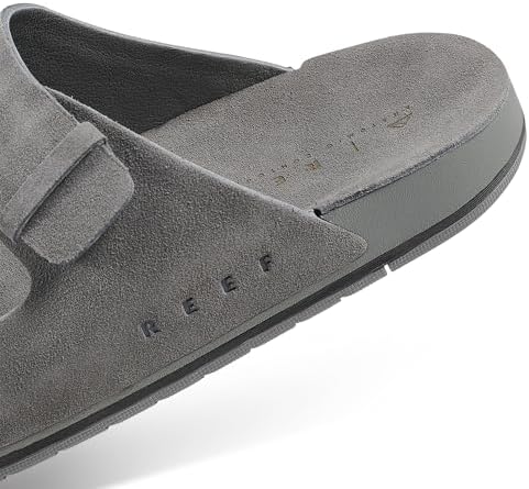 REEF Men's Ojai Two Bar Slide Sandal Grey