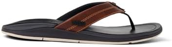 REEF Men's Sandals, Leather Offshore Copper-dark Brown