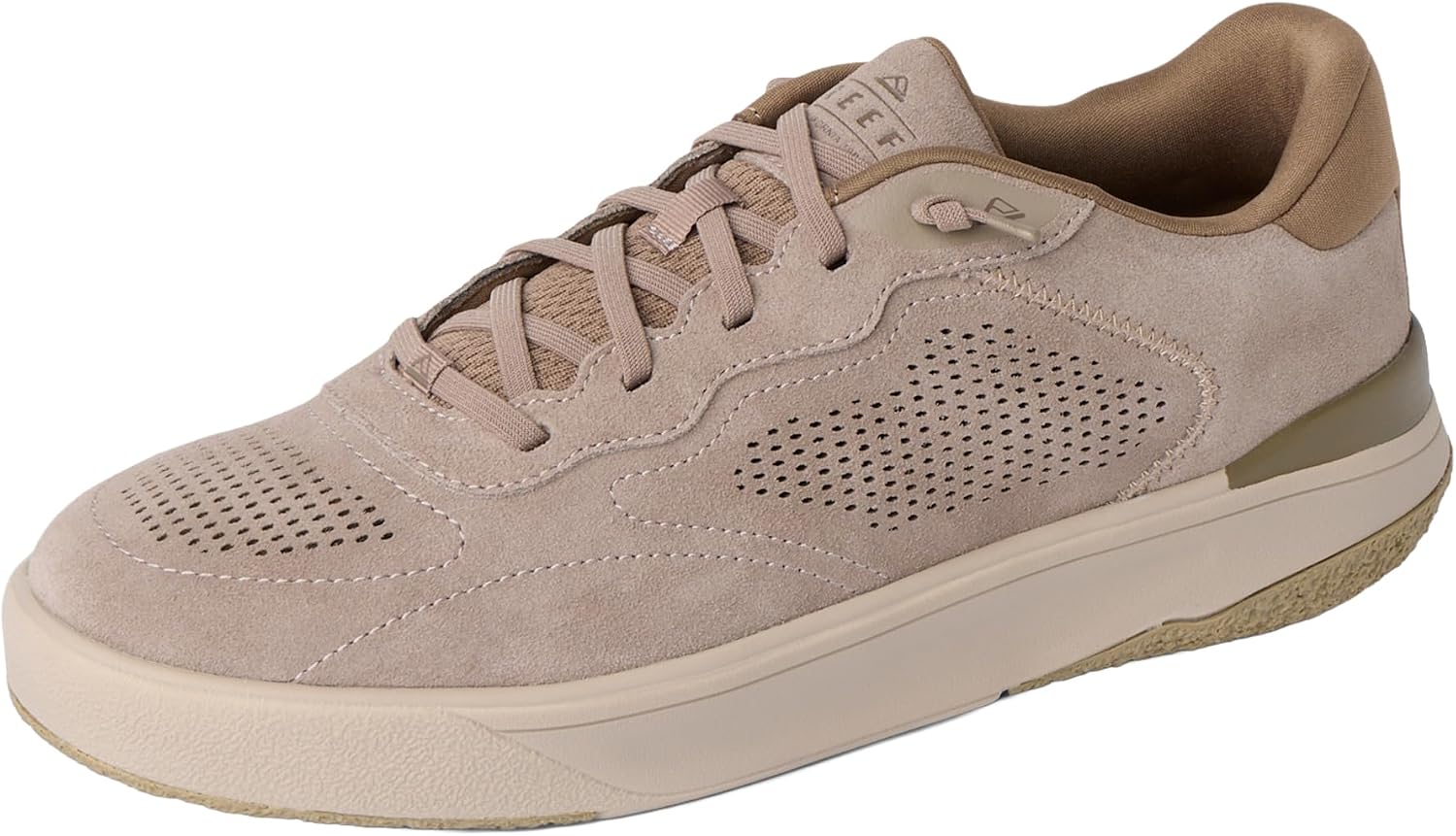 REEF Men’s Shoes, Del Mar Leather Brown Suede