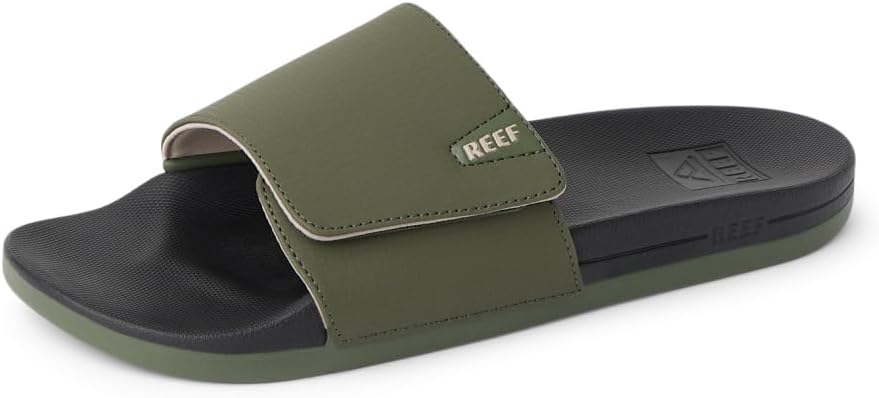 REEF Men's Cushion Phantom Slide OliveBlack
