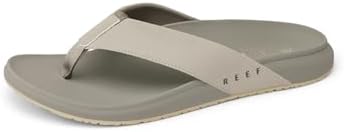 Reef Raglan Men's Flip Flop Sandal, Soft & Supportive Footbed, Water Friendly Straps Stone