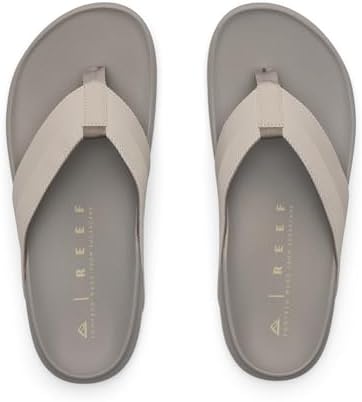 Reef Raglan Men's Flip Flop Sandal, Soft & Supportive Footbed, Water Friendly Straps Stone
