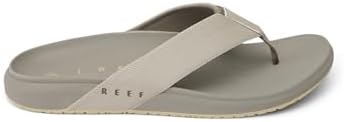 Reef Raglan Men's Flip Flop Sandal, Soft & Supportive Footbed, Water Friendly Straps Stone