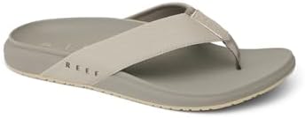 Reef Raglan Men's Flip Flop Sandal, Soft & Supportive Footbed, Water Friendly Straps Stone