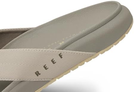 Reef Raglan Men's Flip Flop Sandal, Soft & Supportive Footbed, Water Friendly Straps Stone