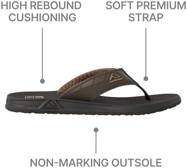 REEF Men's Phantoms Flip-Flop Brown