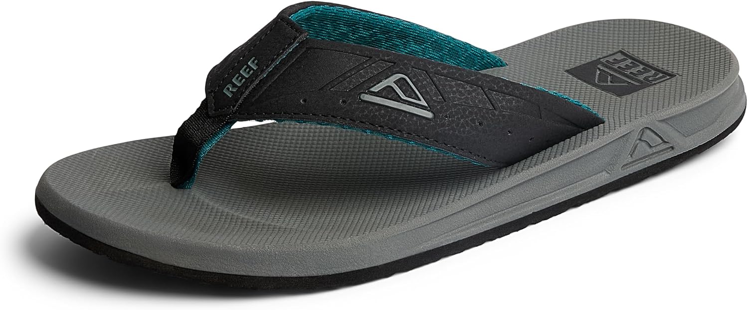 REEF Men's Phantoms Flip-Flop GreyBlackGreen
