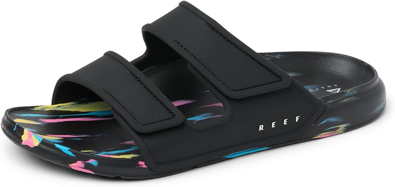 REEF Men's Oasis Adapt Slide Sandals Candy Marble