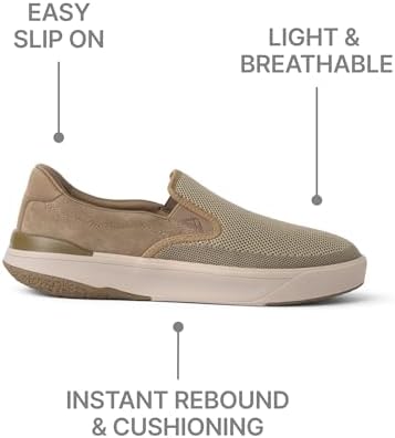 REEF Men's Shoes, Del Mar Slip On Fossil
