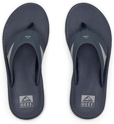 REEF Men's Sandals, Fanning + NavyGrey
