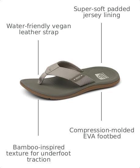 REEF Santa Ana Mens Sandal MoonrockBrown