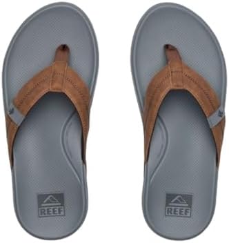 REEF Men’s Sandals, Cushion Phantom 2.0 Tan-grey