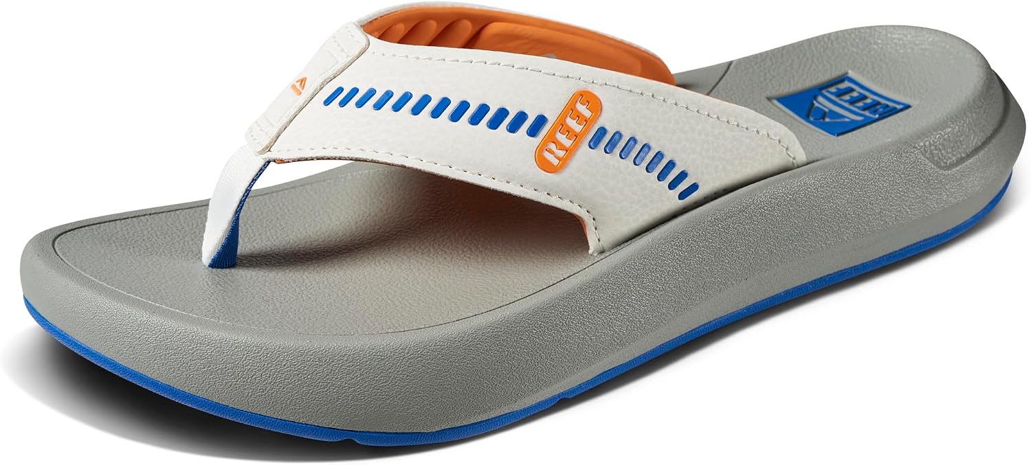 REEF Mens Sandals, Cruiser BlueWhiteOrange