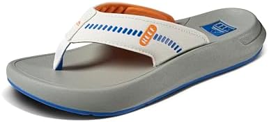 REEF Mens Sandals, Cruiser BlueWhiteOrange