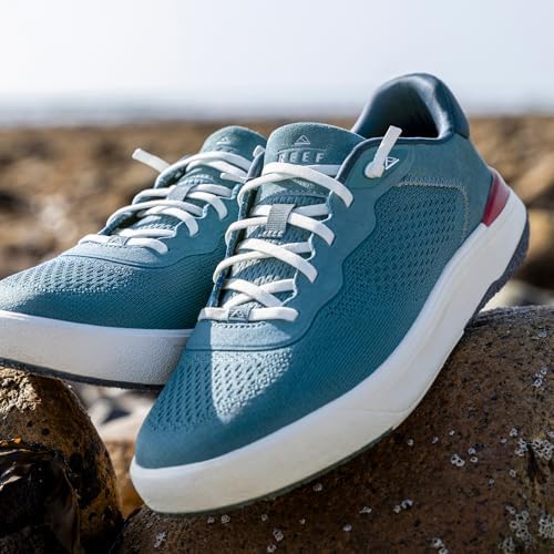 REEF Mens Shoes, Shoreline Del Mar NavyWhiteRed