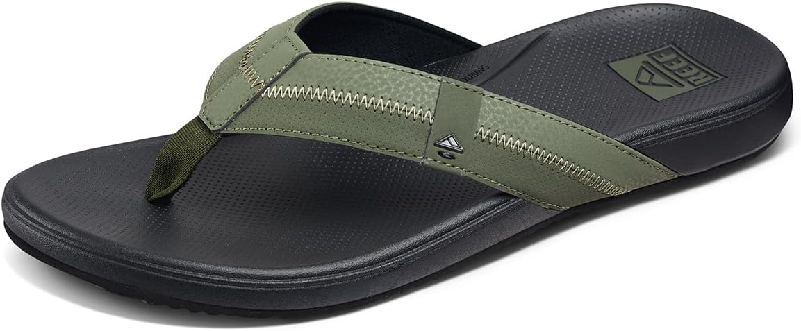 REEF Men’s Sandals, Cushion Phantom 2.0 OliveGum