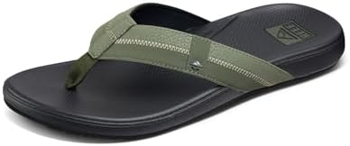 REEF Men’s Sandals, Cushion Phantom 2.0 OliveGum