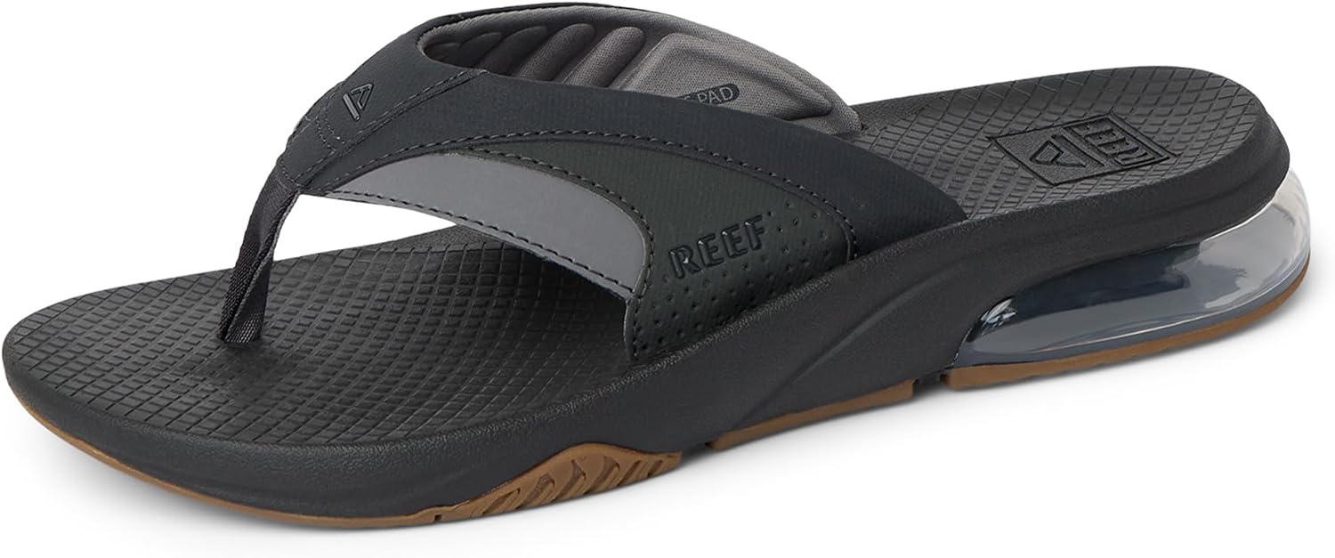 REEF Men's Sandals, Fanning + BlackGum
