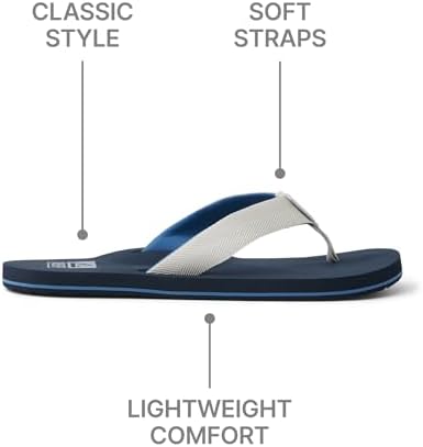 Reef Men's Twinpin Sandals GreyNavy