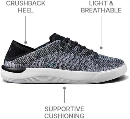 REEF Mens Shoes, Swellsole Neptune Charcoal