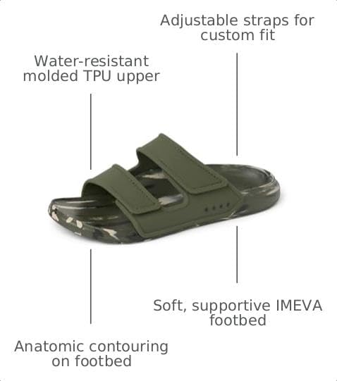 REEF Men's Oasis Adapt Slide Sandals Camo Marble