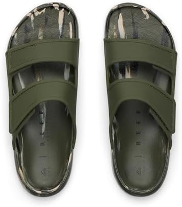 REEF Men's Oasis Adapt Slide Sandals Camo Marble