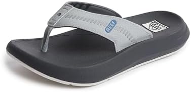 REEF Mens Sandals, Cruiser Grey-light Grey-blue