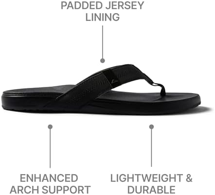 REEF Men's Sandals, Cushion Phantom Black