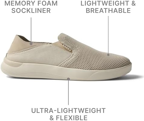 REEF Mens Shoes, Neptune Slip On Tan