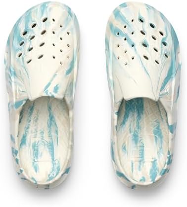 REEF Men's Sandals, Glider Off WhiteBlue Marble
