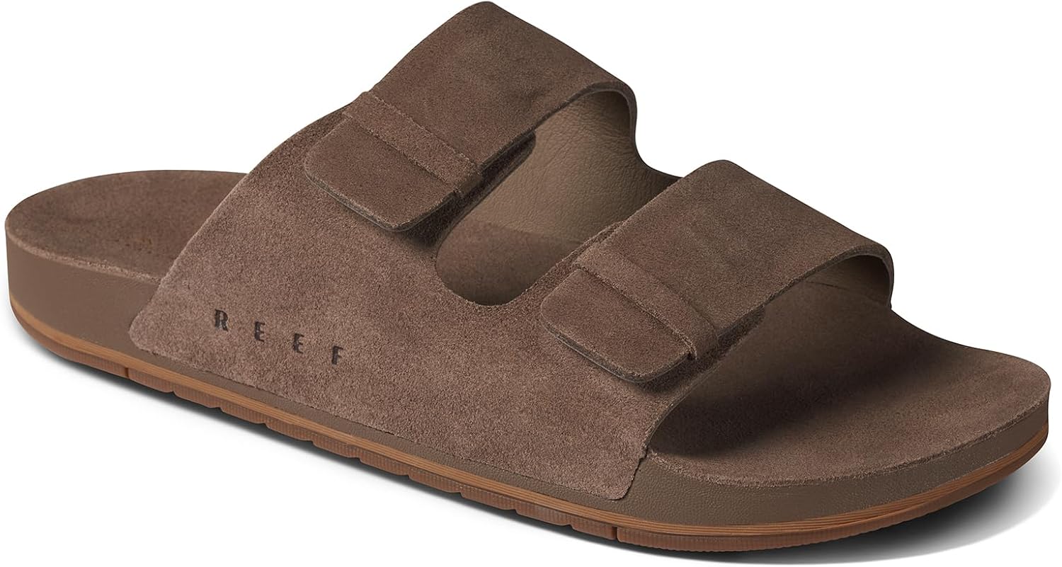 REEF Men's Ojai Two Bar Slide Sandal Fossil